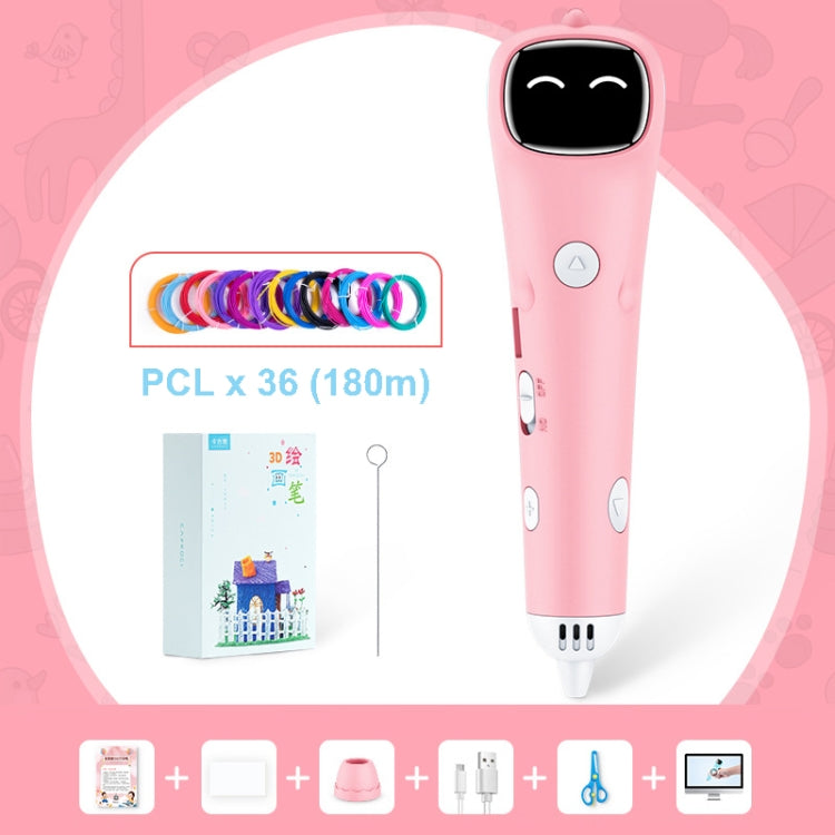 3D Printing Pen Low Temperature Painting Pen With 180m PCL(Pink) - 3D Printer by PMC Jewellery | Online Shopping South Africa | PMC Jewellery | Buy Now Pay Later Mobicred