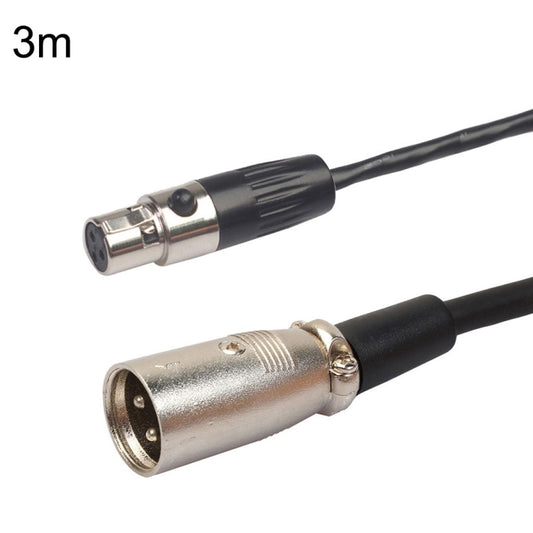 Xlrmini Caron Male To Mini Female Balancing Cable For 48V Sound Card Microphone Audio Cable, Length:3m - Microphone Audio Cable & Connector by PMC Jewellery | Online Shopping South Africa | PMC Jewellery | Buy Now Pay Later Mobicred