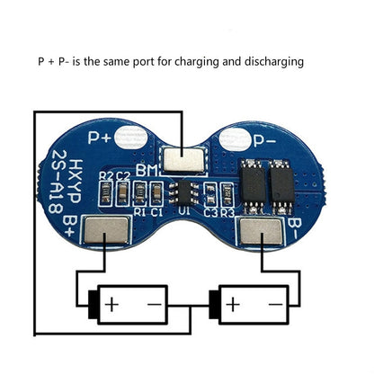 30 PCS  4A  2-Tandem 7.4V / 8.4V 18650 Lithium Battery Protection Board,  Anti-Overcharge, Anti-Overdischarge - Boards & Shields by PMC Jewellery | Online Shopping South Africa | PMC Jewellery | Buy Now Pay Later Mobicred