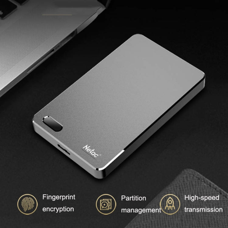 Netac K330 High Speed 2.5 Inch Fingerprint Encrypted Mobile Hard Drive, Capacity: 1TB - External Hard Drives by Netac | Online Shopping South Africa | PMC Jewellery | Buy Now Pay Later Mobicred