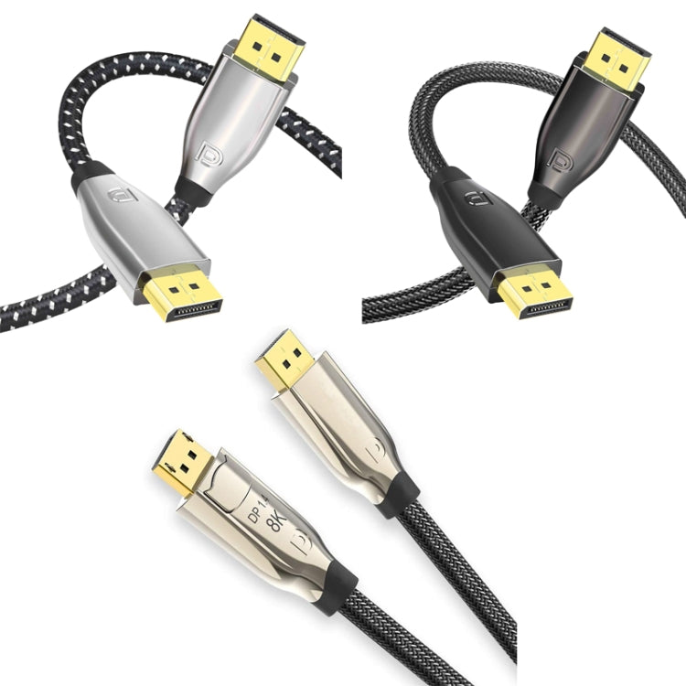 1.5m 1.4 Version DP Cable Gold-Plated Interface 8K High-Definition Display Computer Cable OD6.0MM 30AWG With Nylon Mesh(Gold) -  by PMC TechLife | Online Shopping South Africa | PMC TechLife | Buy Now Pay Later Mobicred