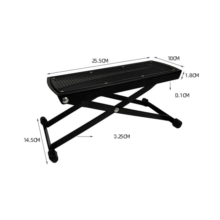 6-speed Adjustable Guitar Footrest Non-slip Panel Guitar Playing Pedal - Stringed Instruments by PMC TechLife | Online Shopping South Africa | PMC TechLife