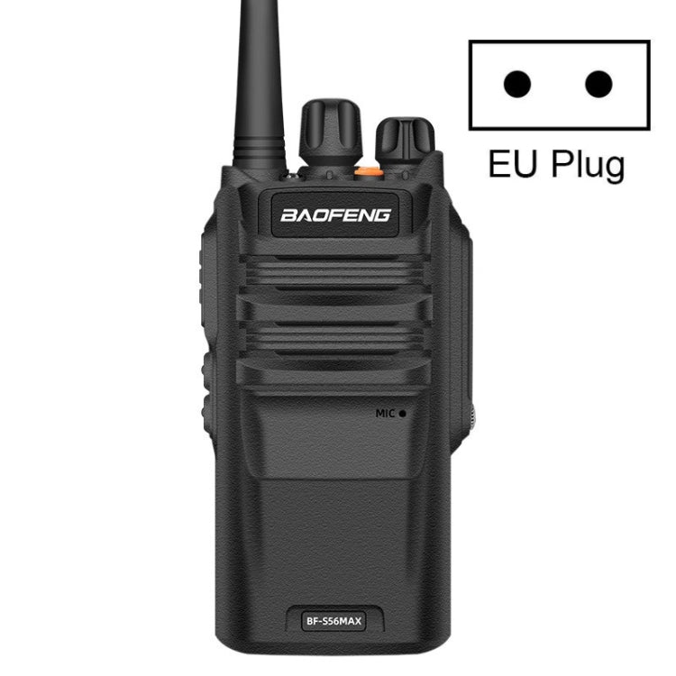 Baofeng BF-S56MAX High-power Waterproof Handheld Communication Device Walkie-talkie, Plug Specifications:EU Plug - Handheld Walkie Talkie by Baofeng | Online Shopping South Africa | PMC Jewellery | Buy Now Pay Later Mobicred