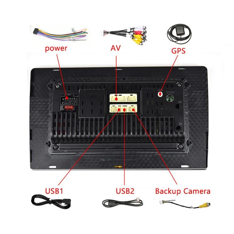 Universal Machine Android Smart Navigation Car Navigation DVD Reversing Video Integrated Machine, Size:10inch 1+16G, Specification:Standard - Car DVD by PMC TechLife | Online Shopping South Africa | PMC TechLife | Buy Now Pay Later Mobicred