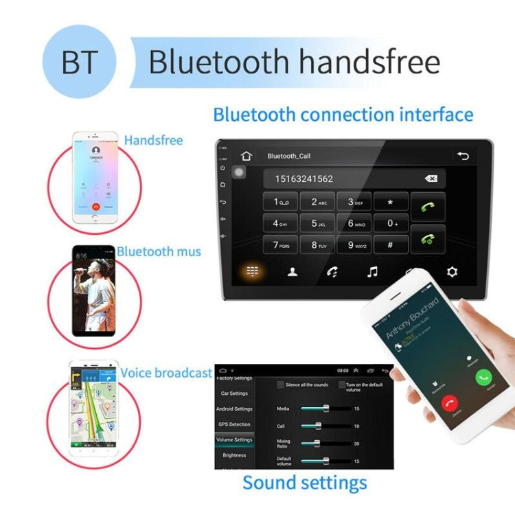Universal Machine Android Smart Navigation Car Navigation DVD Reversing Video Integrated Machine, Size:9inch 1+16G, Specification:Standard+12 Lights Camera - free shipping - PMC TechLife - Order now!
