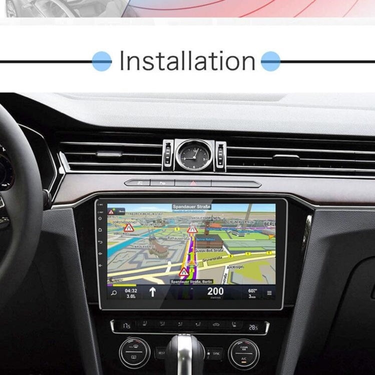 Universal Machine Android Smart Navigation Car Navigation DVD Reversing Video Integrated Machine, Size:9inch 2+32G, Specification:Standard+12 Lights Camera - Car DVD by PMC TechLife | Online Shopping South Africa | PMC TechLife | Buy Now Pay Later Mobicred