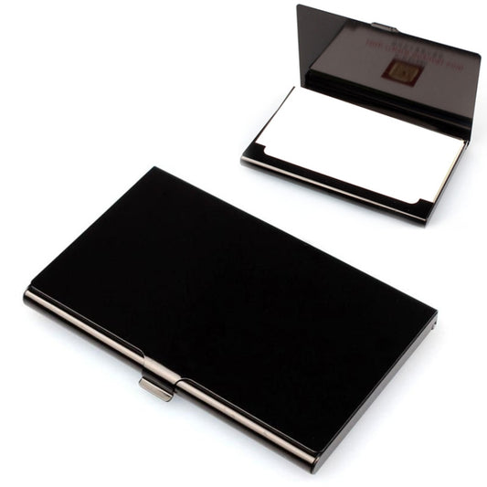 ThinTop Business ID Credit Card Holder Wallets Pocket Case Bank Credit Card Package Case Card Box Card Holder(Black) - Card & Passport Bags by PMC Jewellery | Online Shopping South Africa | PMC Jewellery