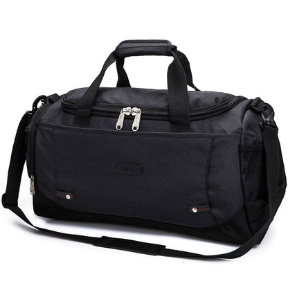 Mens / Ladies Large Capacity Travel Bags Portable Multifunctional Handbag(Black) - Handbags by PMC Jewellery | Online Shopping South Africa | PMC Jewellery | Buy Now Pay Later Mobicred