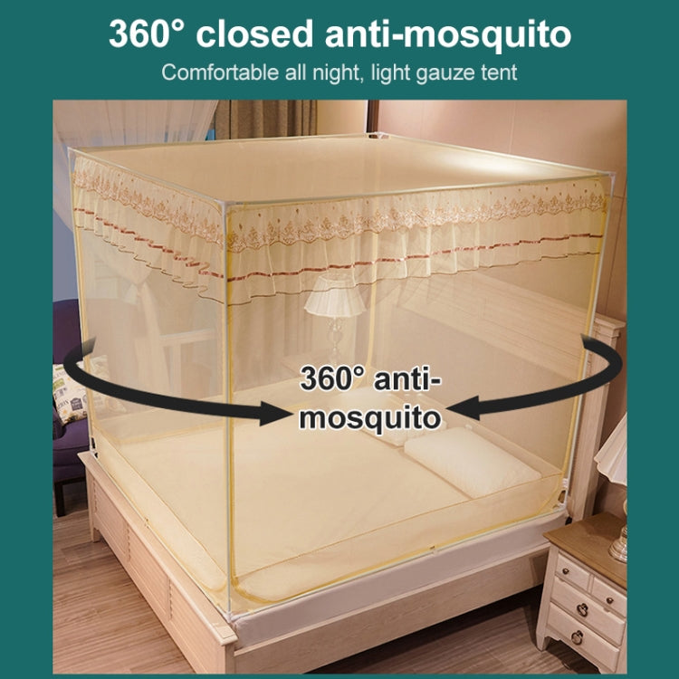 Home Free Installation Thickened Encryption Dustproof Mosquito Net, Size:200x220 cm(Full Bottom Green) - Mosquito Nets by PMC TechLife | Online Shopping South Africa | PMC TechLife