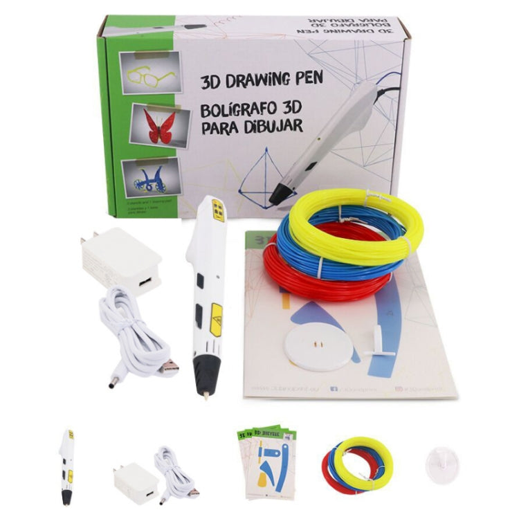 3D Printing Pen Children Toy Art Doodle Pen, Specification:USB+EU Plug - 3D Printer by PMC TechLife | Online Shopping South Africa | PMC TechLife