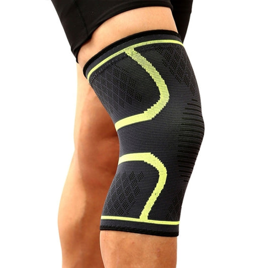 Comfortable Breathable Elastic Nylon Sports Knit Knee Pads, Size:M(Green) - Sports Safety by PMC Jewellery | Online Shopping South Africa | PMC Jewellery | Buy Now Pay Later Mobicred