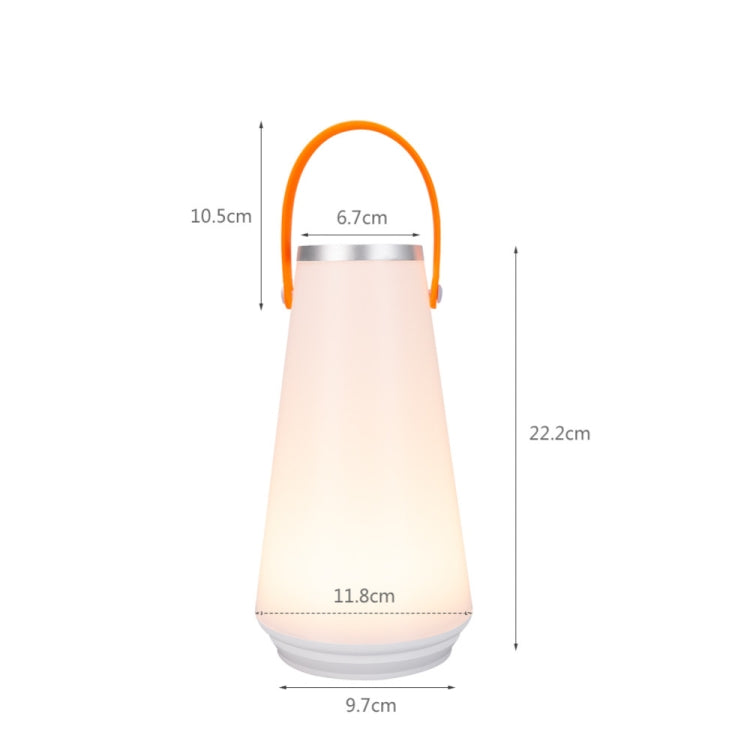 Portable Touch Switch Rechargeable LED Table Lamp Outdoor Camping Emergency Night Light with Handle - Camping Lighting by PMc TechLife | Online Shopping South Africa | PMc TechLife | Buy Now Pay Later Mobicred