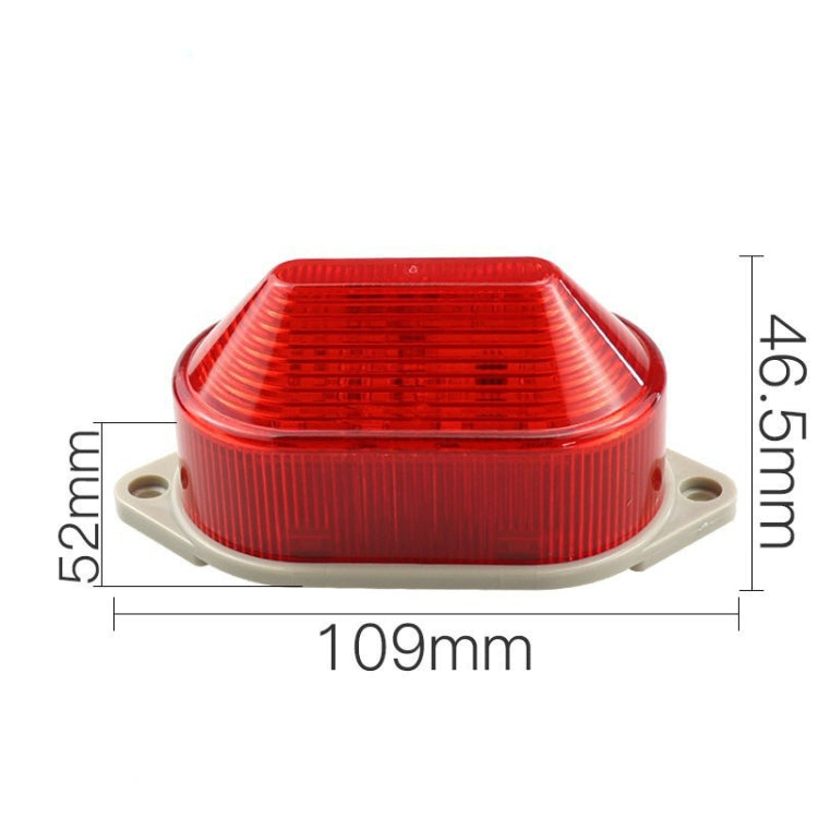 DC24V Led Mini Strobe Signal Warning Light Silent Warning Light(Orange) - Warning Lights by PMC Jewellery | Online Shopping South Africa | PMC Jewellery | Buy Now Pay Later Mobicred