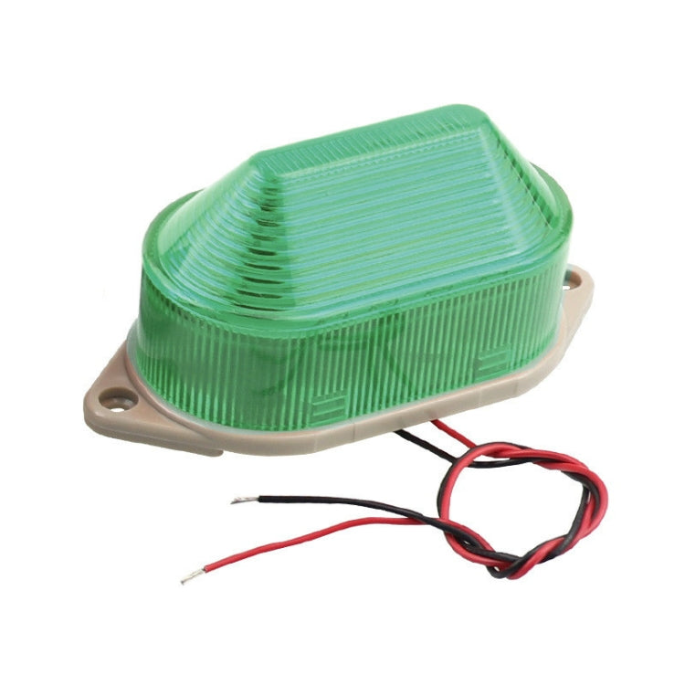 DC24V Led Mini Strobe Signal Warning Light Silent Warning Light(Green) - Warning Lights by PMC TechLife | Online Shopping South Africa | PMC TechLife | Buy Now Pay Later Mobicred