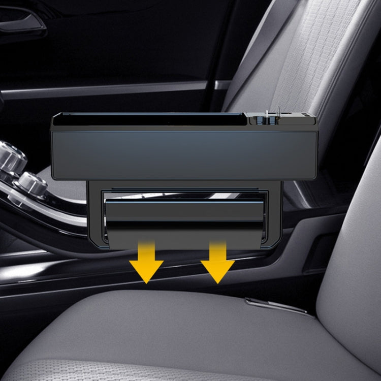 Car Seat Storage Box With Cable Car USB Charger, Style:2-wire - DIY Modified Charger by PMC TechLife | Online Shopping South Africa | PMC TechLife