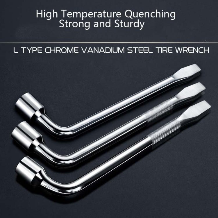 L-Type Car Tire Removal Tool Tire Wrench Socket Wrench, Specification: 23mm - Hand Tool Sets by PMC TechLife | Online Shopping South Africa | PMC TechLife | Buy Now Pay Later Mobicred