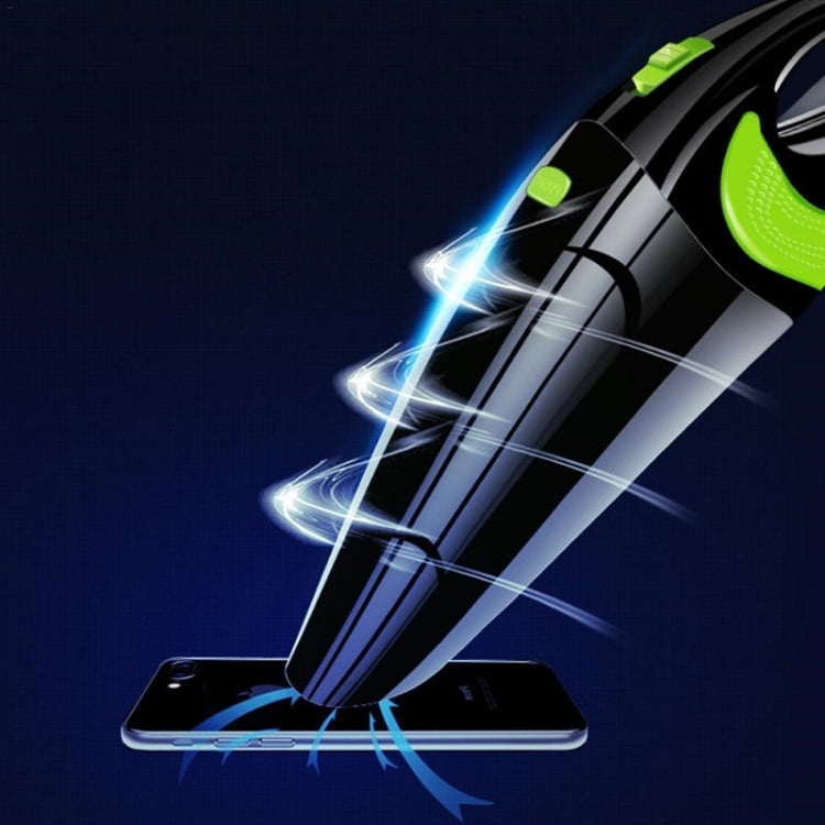 Wireless Car Vacuum Cleaner Handheld Mini Vacuum Cleaner Super Suction Wet And Dry Dual Use Portable Vacuum Cleaner(Black+Green) - Vacuum Cleaner by PMC Jewellery | Online Shopping South Africa | PMC Jewellery | Buy Now Pay Later Mobicred