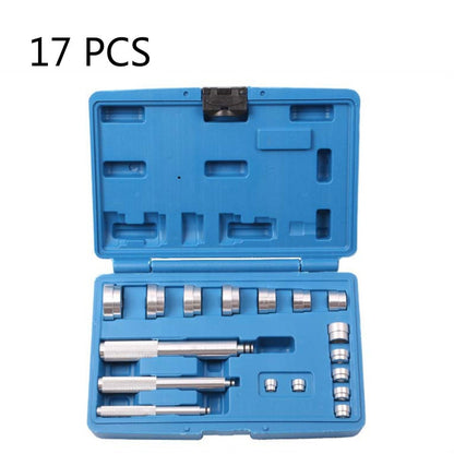 17 In 1 Small Aluminum Alloy Bearing Disassembly Tool Bearing Installation Extractor(Blue) - Hand Tool Sets by PMC Jewellery | Online Shopping South Africa | PMC Jewellery