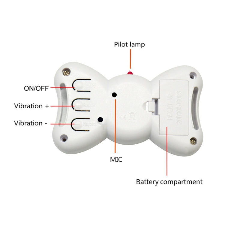 Automatic Voice Control Bark Arrester Collar Pet Supplies Trainer(Orange) - Training Aids by PMC Jewellery | Online Shopping South Africa | PMC Jewellery | Buy Now Pay Later Mobicred