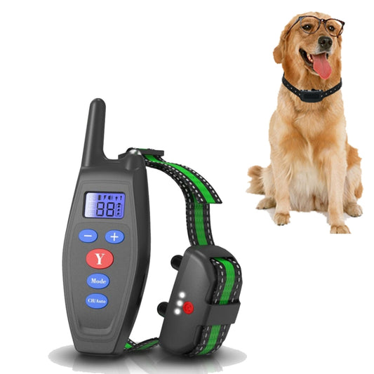 Dog Training Device Remote Control Bark Control Charging Waterproof Pet Training Collar with Electric Shock Vibration(Black) - Training Aids by PMC Jewellery | Online Shopping South Africa | PMC Jewellery | Buy Now Pay Later Mobicred