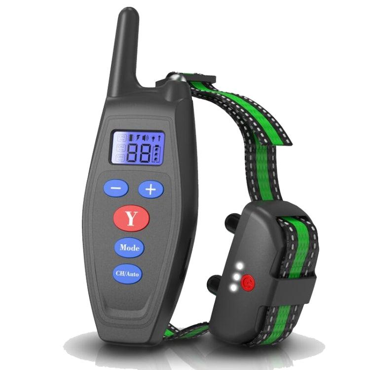 Dog Training Device Remote Control Bark Control Charging Waterproof Pet Training Collar with Electric Shock Vibration(Black) - Training Aids by PMC Jewellery | Online Shopping South Africa | PMC Jewellery | Buy Now Pay Later Mobicred