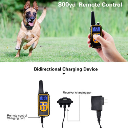 Bark Stopper Dog Training Device Dog Collar with Electric Shock Vibration Warning(US Plug) - Training Aids by PMC Jewellery | Online Shopping South Africa | PMC Jewellery | Buy Now Pay Later Mobicred