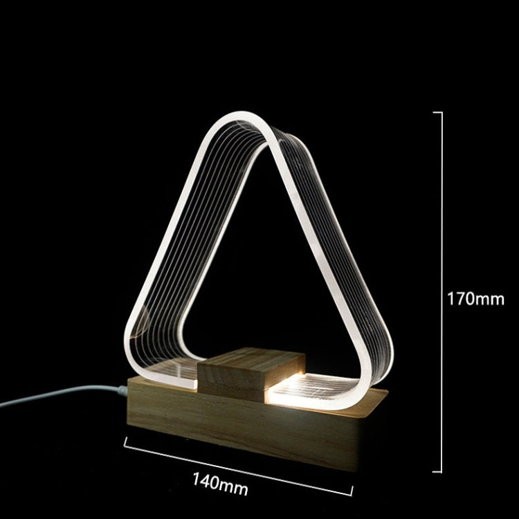 USB Simple Study Desk Lamp LED Acrylic Night Light - Bedside Light by PMc TechLife | Online Shopping South Africa | PMc TechLife | Buy Now Pay Later Mobicred