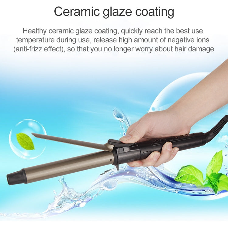 Nano Titanium Hair Curler with LED Digital Temperature Display, Size: 22mm, US Plug - free shipping - PMC TechLife - Order now!