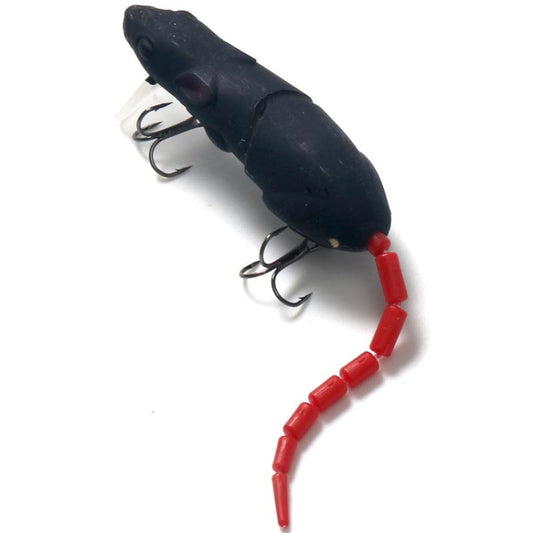 15.5cm15.5g Broken Mouse Minnow Bait Lure Hard Bait Fake Bait Fishing Tackle(No. 1 Black) - Fishing Lures by PMC Jewellery | Online Shopping South Africa | PMC Jewellery | Buy Now Pay Later Mobicred