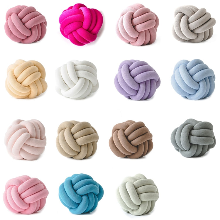 Hand-Made Knotted Ball Pillow, Size: Diameter: 25~30cm(Pink) - Cushions & Pillows by PMC TechLife | Online Shopping South Africa | PMC TechLife | Buy Now Pay Later Mobicred