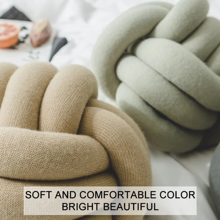Hand-Made Knotted Ball Pillow, Size: Diameter: 25~30cm(Pink) - Cushions & Pillows by PMC TechLife | Online Shopping South Africa | PMC TechLife | Buy Now Pay Later Mobicred