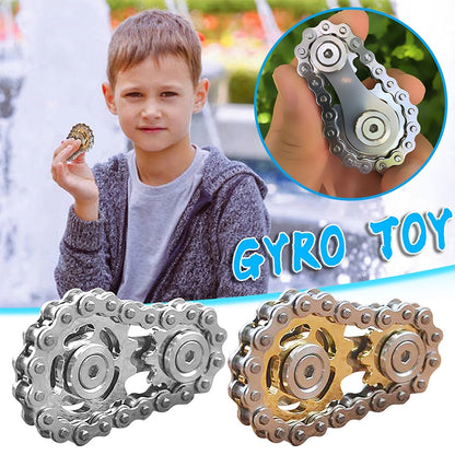 Chain Gyro Fingertip Gyro EDC Metal Toy Gear Sprocket Flywheel, Colour: Rainbow Colors - Spinning Toys by PMC Jewellery | Online Shopping South Africa | PMC Jewellery