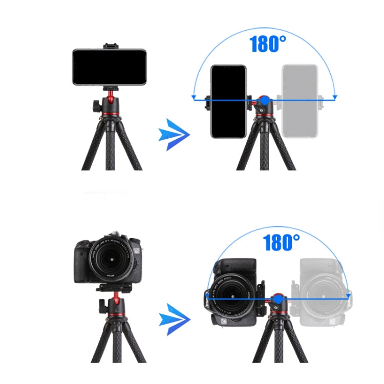 Portable SLR Camera Mobile Phone Live Mini Desktop Tripod Stand Without Head - Stand by PMC TechLife | Online Shopping South Africa | PMC TechLife | Buy Now Pay Later Mobicred