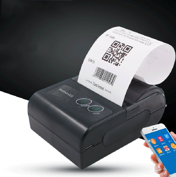 58HB6 Portable Bluetooth Thermal Printer Label Takeaway Receipt Machine, Supports Multi-Language & Symbol/Picture Printing, Model: EU Plug (Spanish) - Printer by PMC Jewellery | Online Shopping South Africa | PMC Jewellery | Buy Now Pay Later Mobicred