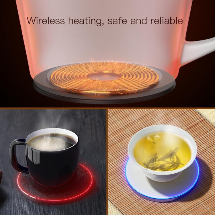 JAKCOM TWC Multifunctional Wireless Charging with Constant Temperature Heating Function US Plug (Black) - Wireless Charger by JAKCOM | Online Shopping South Africa | PMC Jewellery | Buy Now Pay Later Mobicred