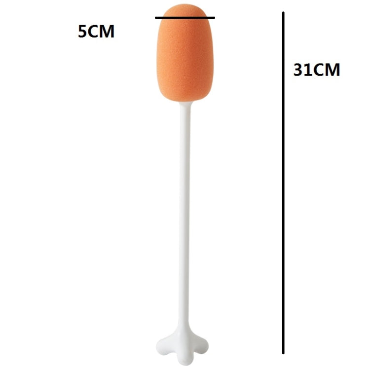Long Handle Vertical Cup Brush Baby Bottle Sponge Cleaning Brush, Length: 29cm(White) - Cleaning Tools by PMc TechLife | Online Shopping South Africa | PMc TechLife | Buy Now Pay Later Mobicred