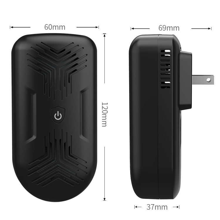 BG309 Ultrasonic Mouse Repeller Mosquito Repeller Electronic Insect Repeller, Product specifications:  US Plug 110V(Black) - Repellents by PMC TechLife | Online Shopping South Africa | PMC TechLife | Buy Now Pay Later Mobicred