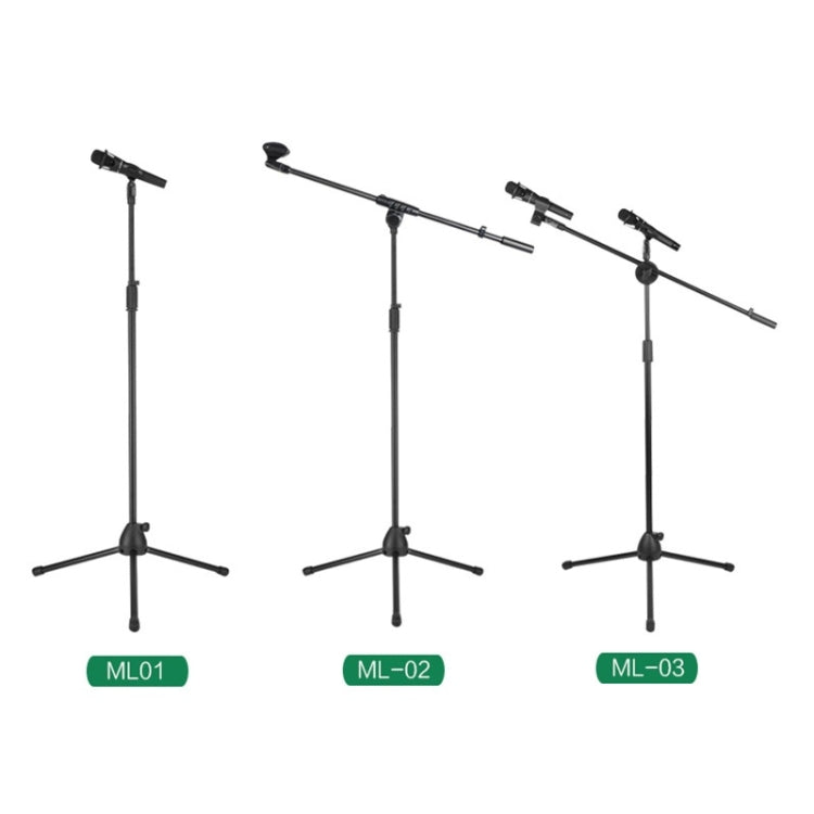 ML03  Live Microphone Lift Stand Floor Microphone Stand Stage Performance Vertical Tripod - Stand by PMC Jewellery | Online Shopping South Africa | PMC Jewellery