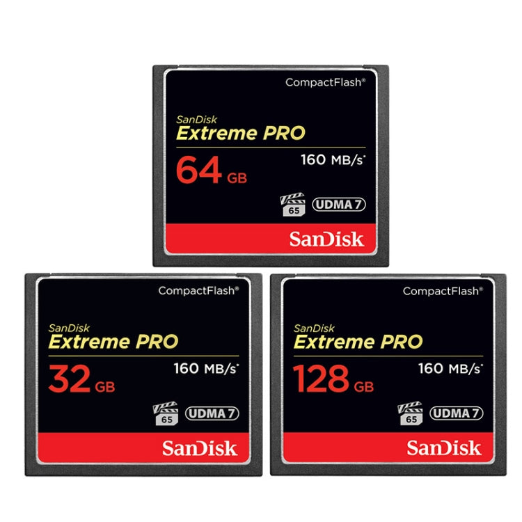 SanDisk CFXPS-1067X High Speed CF Card Camera SLR Camera Memory Card CF-160M/S, Capacity: 64GB - CF Card by PMC Jewellery | Online Shopping South Africa | PMC Jewellery | Buy Now Pay Later Mobicred