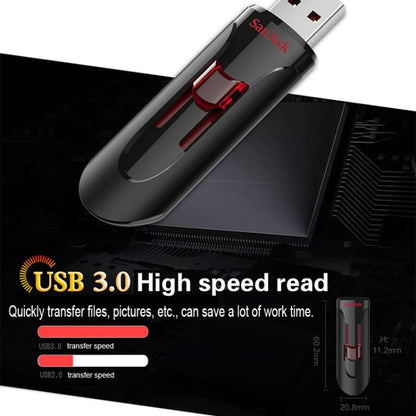 SanDisk CZ600 USB 3.0 High Speed U Disk, Capacity: 128GB - USB Flash Drives by SanDisk | Online Shopping South Africa | PMC Jewellery | Buy Now Pay Later Mobicred