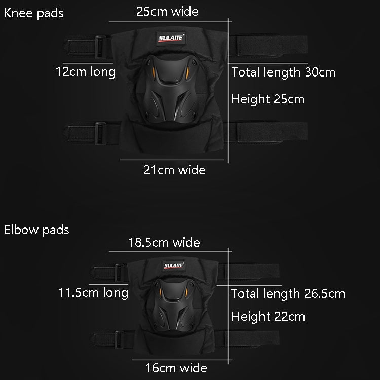 SULAITE Motorcycle Riding Equipment Protective Gear Off-Road Riding Anti-Fall Protector, Specification: Elbow Pad - free shipping - PMC TechLife - Order now!
