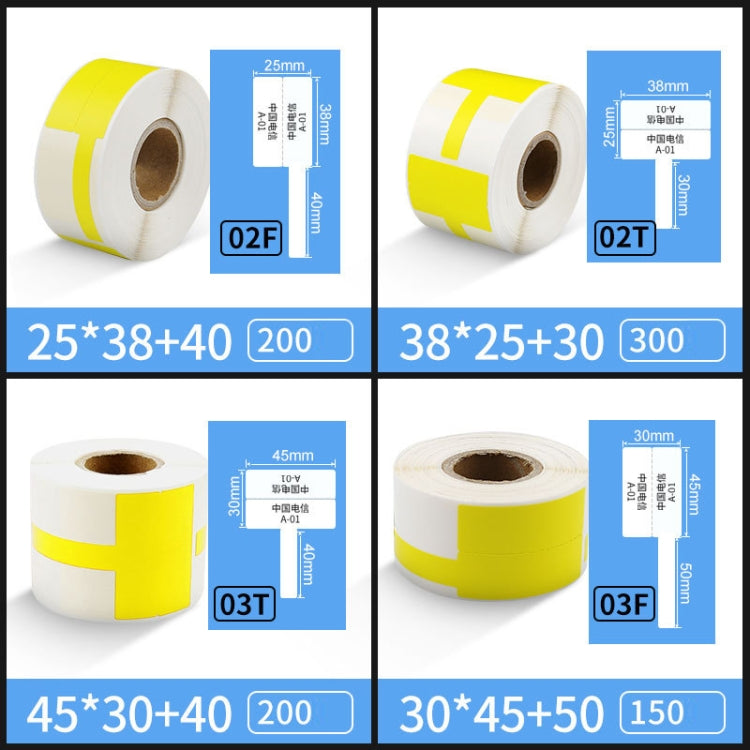 Printing Paper Cable Label For NIIMBOT B50 Labeling Machine(02F-Red) - Printer Accessories by NIIMBOT | Online Shopping South Africa | PMC Jewellery | Buy Now Pay Later Mobicred