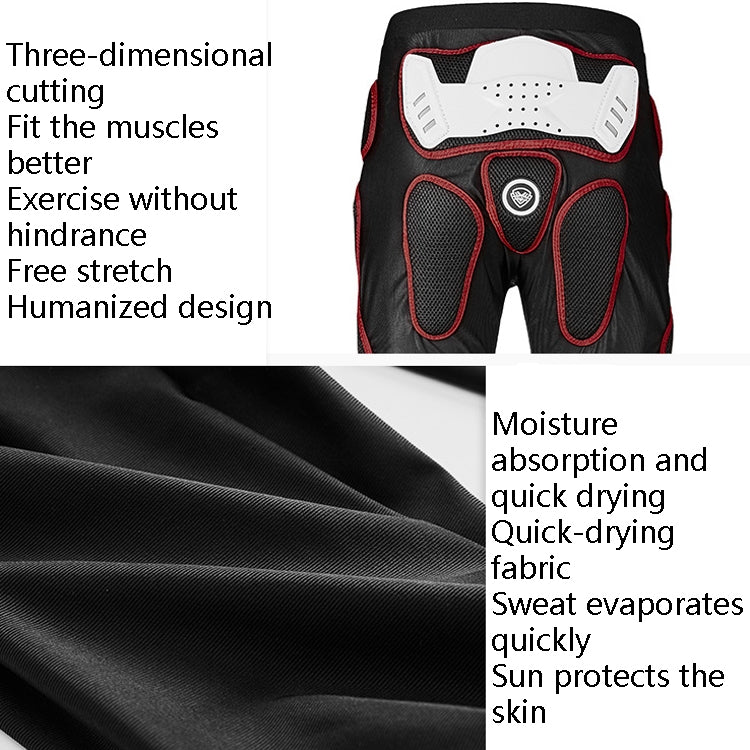 SULAITE Motorcycle Cross-Country Riding Trousers Protective Hip Pants, Specification: S(Black) - Protective Gear by SULAITE | Online Shopping South Africa | PMC Jewellery | Buy Now Pay Later Mobicred