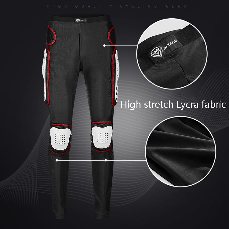 SULAITE Motorcycle Cross-Country Riding Trousers Protective Hip Pants, Specification: XL(Black) - Protective Gear by SULAITE | Online Shopping South Africa | PMC Jewellery | Buy Now Pay Later Mobicred