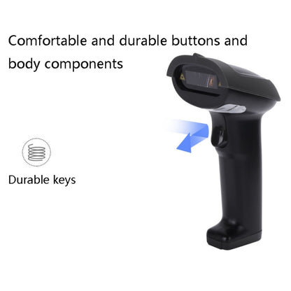 Deli 14951W Barcode Scanner One-Dimensional Code Scanner - Barcode Scanner by Deli | Online Shopping South Africa | PMC Jewellery | Buy Now Pay Later Mobicred