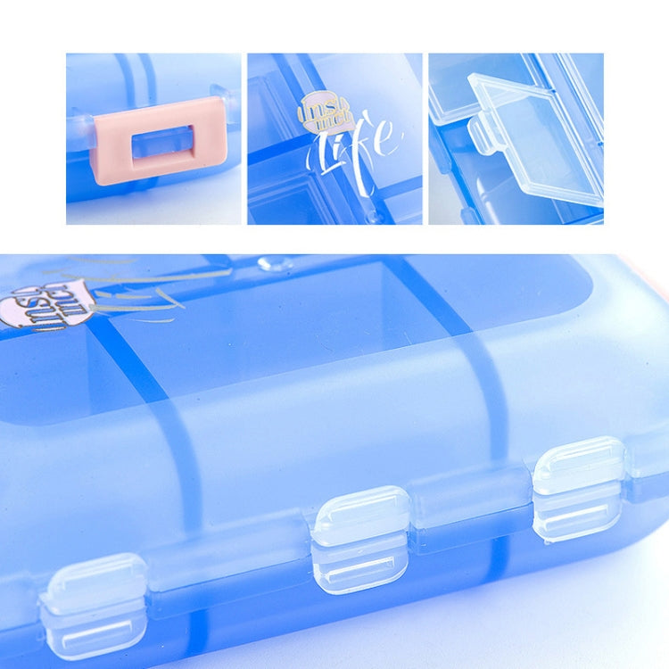 Mizi Small Pill Box Portable Dispensing Medicines Boxes, Colour: 7 Grid (Green) - free shipping - PMC TechLife - Order now!