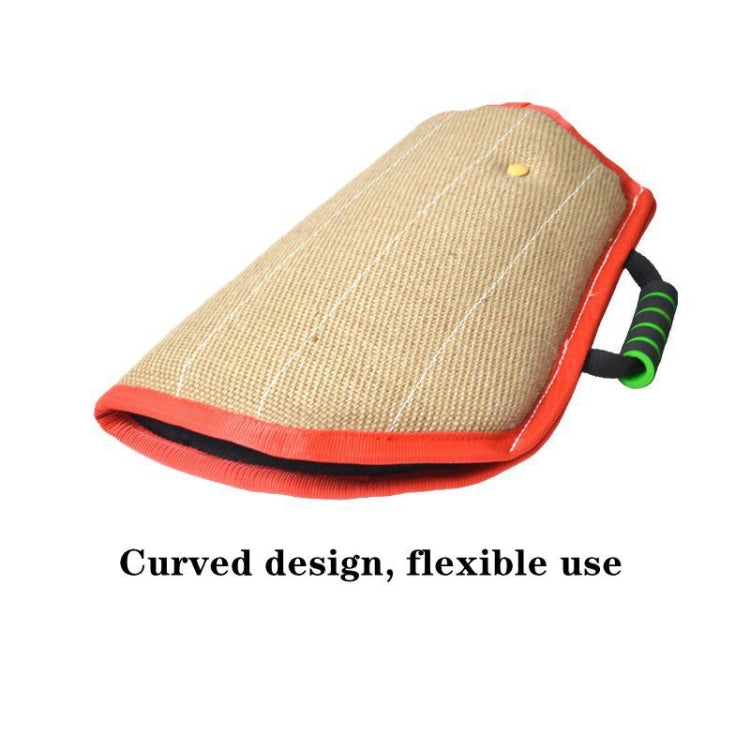 Red Twill Jute Training Dog Bite Sleeve Open Sleeve Protector Pet Products - Training Aids by PMC Jewellery | Online Shopping South Africa | PMC Jewellery | Buy Now Pay Later Mobicred
