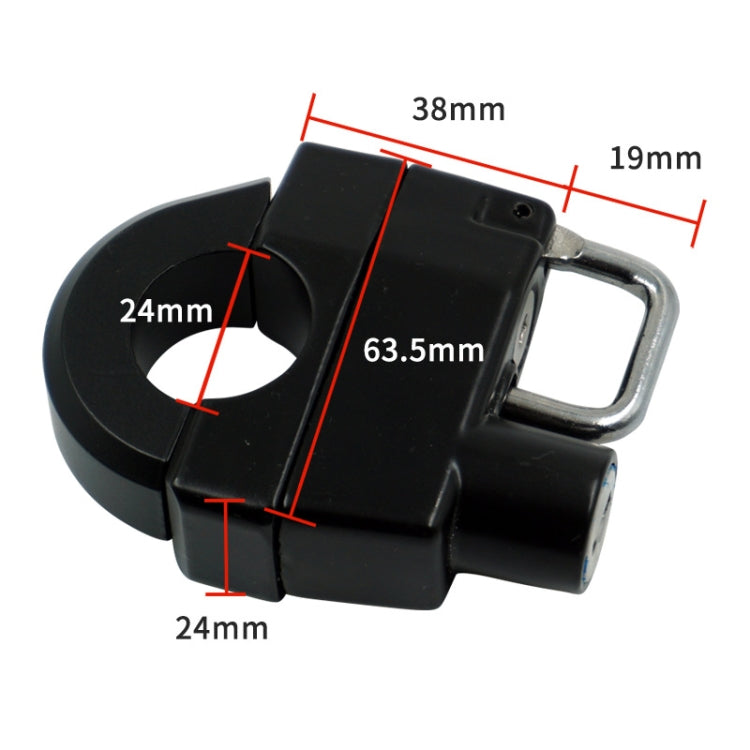 Motorcycle Helmet Lock Electric Door Oil Cover Head Lock - Theft Protection by PMC Jewellery | Online Shopping South Africa | PMC Jewellery | Buy Now Pay Later Mobicred