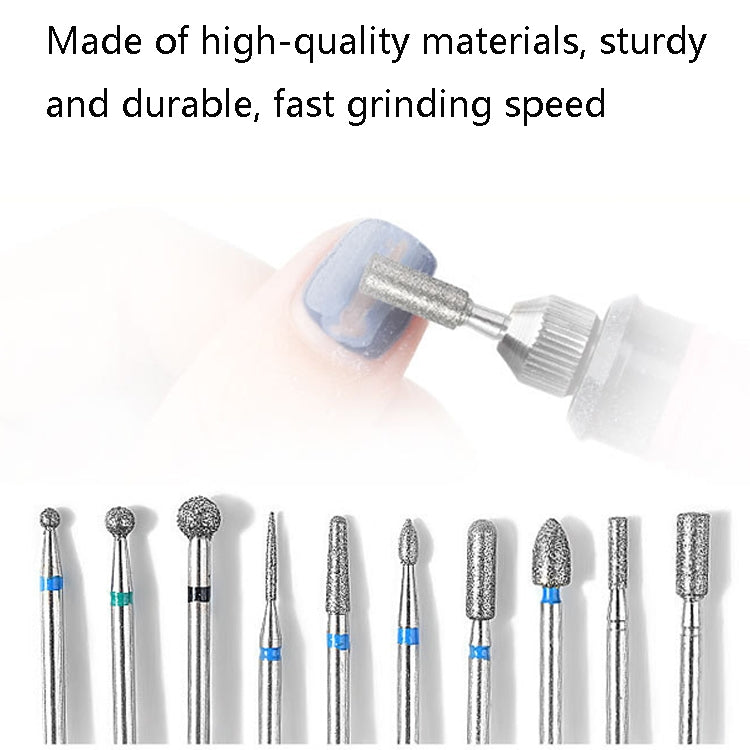 Tungsten Steel Alloy Nail Art Polished Head Set Grinding Machine Drain Brush Dead Polishing Tool, Specification: ZH06 - Grinding Tools & Accessories by PMC Jewellery | Online Shopping South Africa | PMC Jewellery | Buy Now Pay Later Mobicred