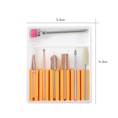 Nail Art Ceramic Tungsten Steel Alloy Grinding Heads Set Grinder Polishing Tool, Color Classification: GH-10 - Grinding Tools & Accessories by PMC Jewellery | Online Shopping South Africa | PMC Jewellery | Buy Now Pay Later Mobicred